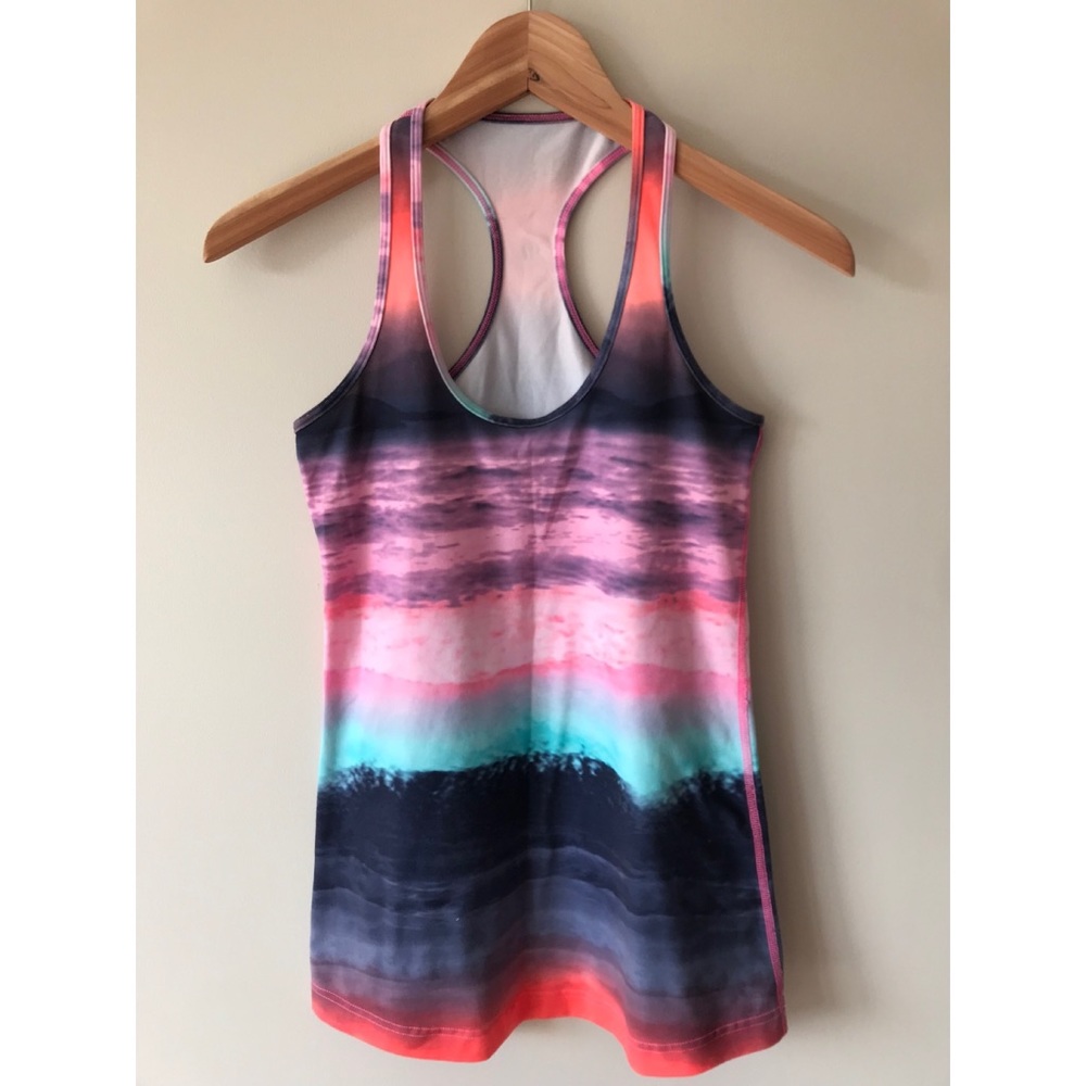Lululemon Cool Razorback Tank, Sunset